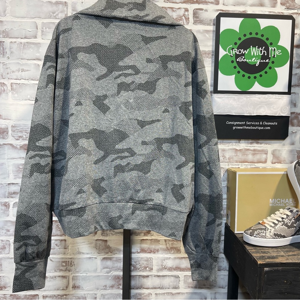 Mondetta Gray Patterned Pullover Xl - image 4